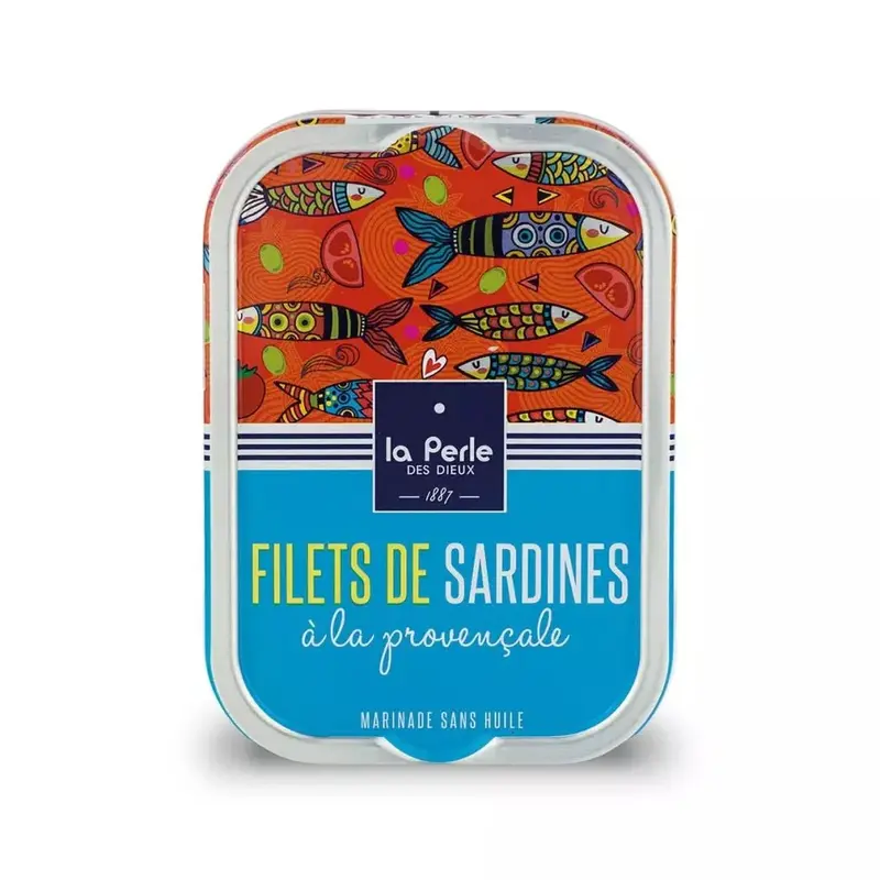 Filets de sardines sans huile à la provençale