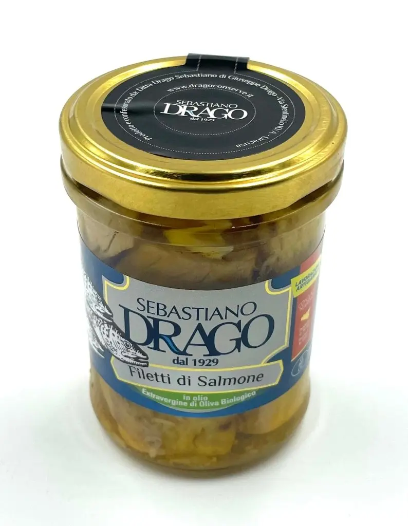 Filets de saumon à l'huile d'olive extra vierge bio