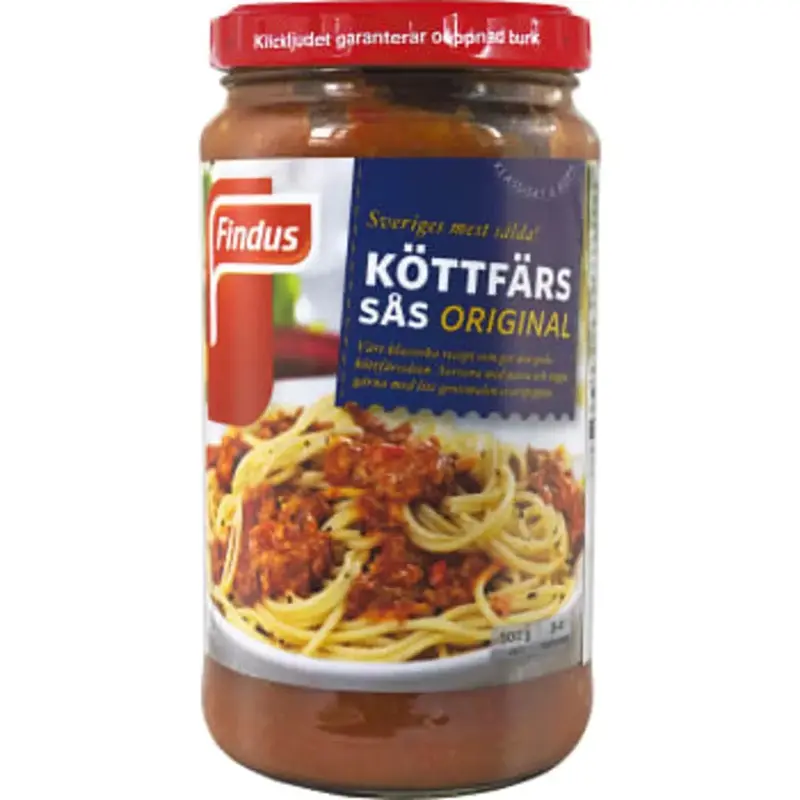 Findus Köttfärssås Original - Ground meat sauce Original - 500 g