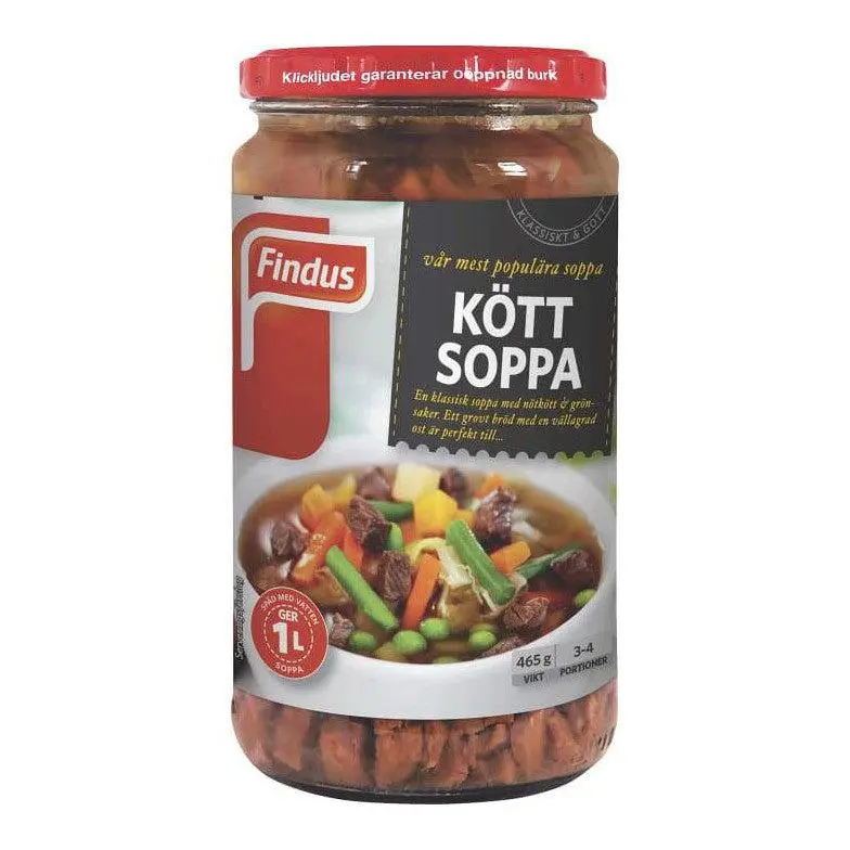 Findus Köttsoppa - Meat Soup 465g