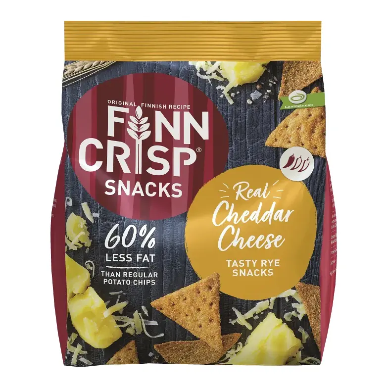 Finn Crisp rågsnacks cheddar - Rye snacks cheddar 150g