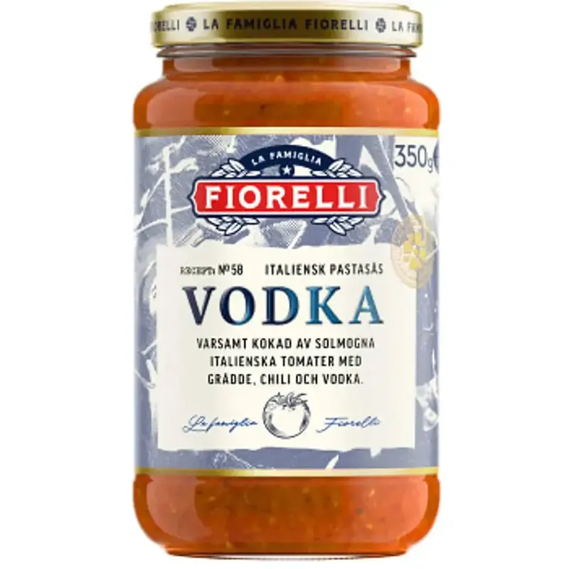 Fiorelli Pastasås med Vodka - Pasta sauce with Vodka - 350g