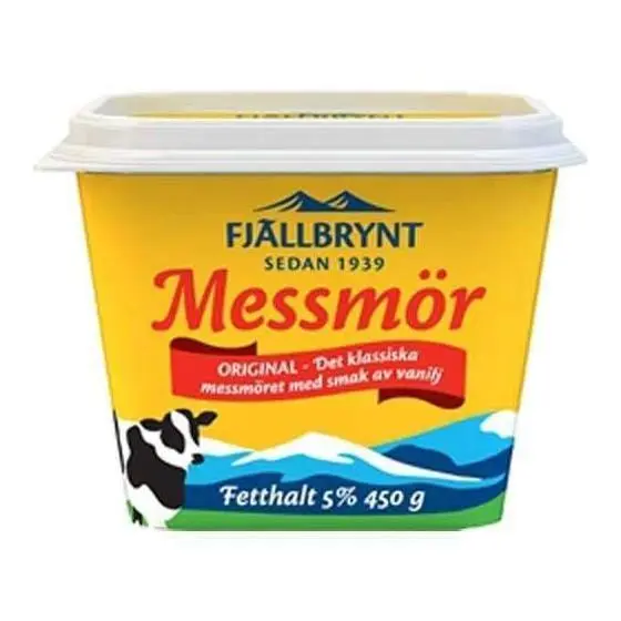 Fjällbrynt Orginal Messmör 5% - Whey Cheese 450 g
