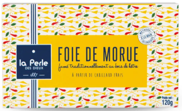 Foie de morue fumé au bois de hêtre