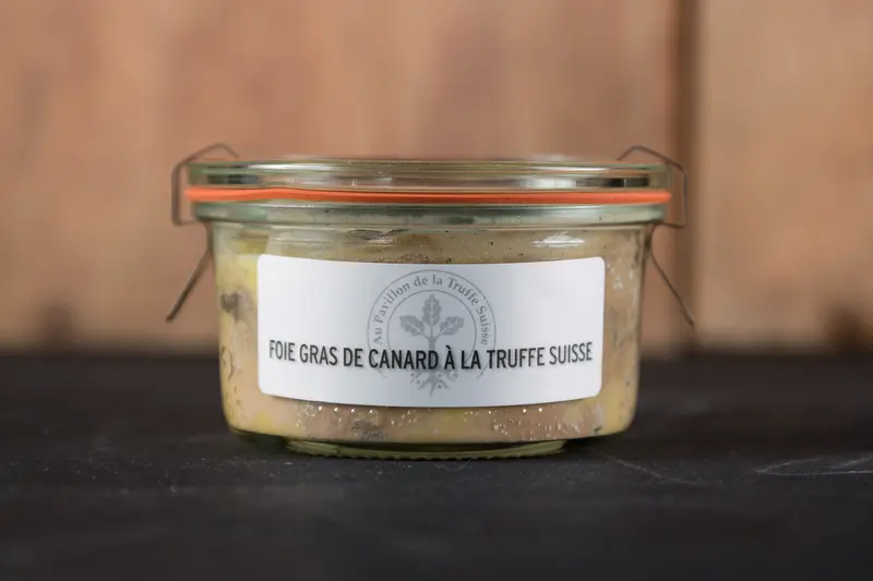 Foie gras de canard à la Truffe Suisse