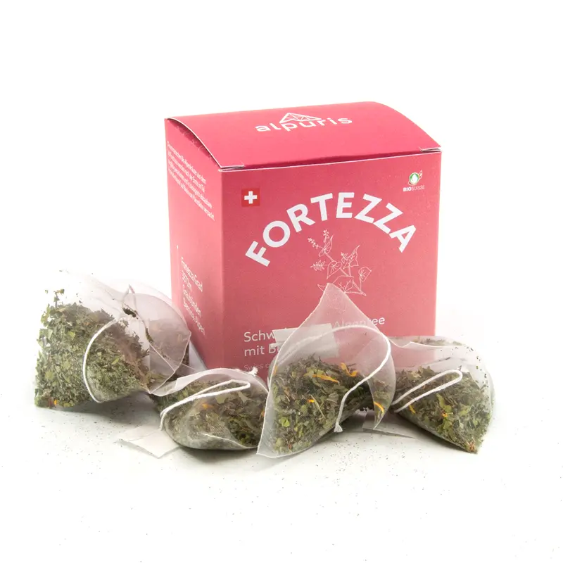 FORTEZZA – Schweizer Alpenkräutertee mit Buchweizen (BioSuisse)