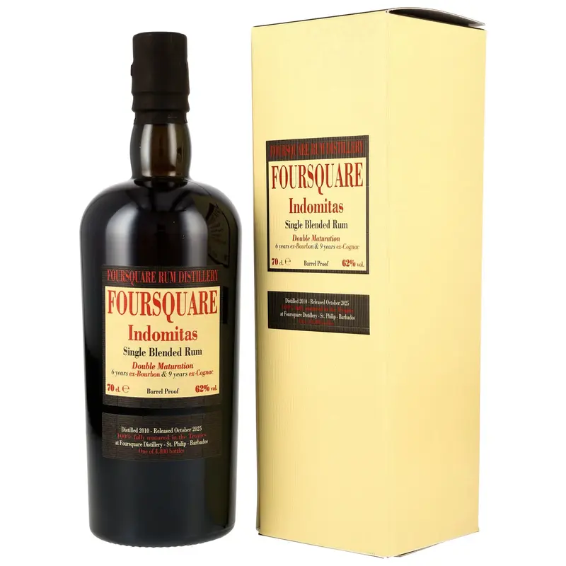 Foursquare Indomitas 2010/2025 - 15 y.o. - Bourbon & Cognac Casks