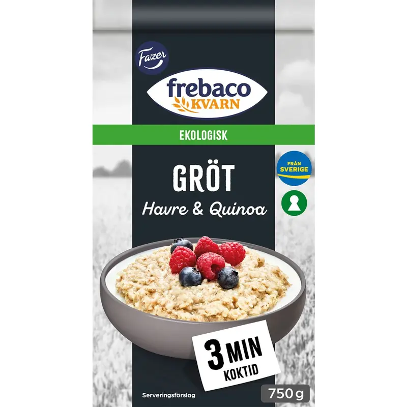 Frebaco Gröt Havre & Quinoa Ekologisk - Organic Oat & Quinoa Porridge - 750g