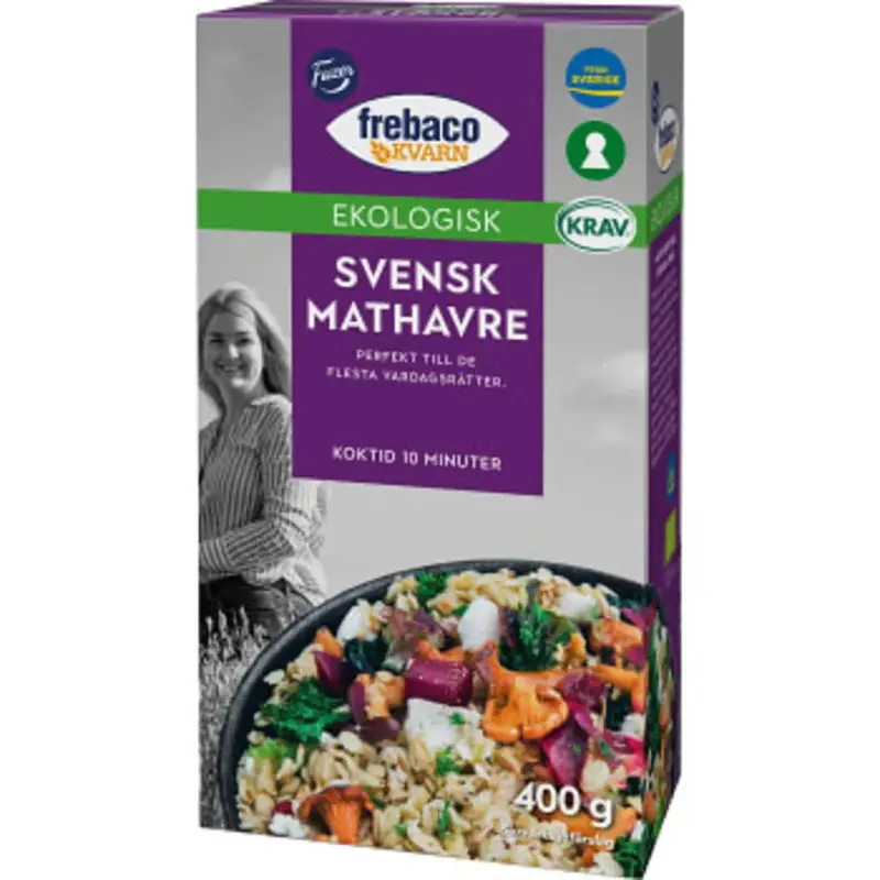 Frebaco Svensk Mathavre Ekologisk - Swedish cooking oats Organic - 400g