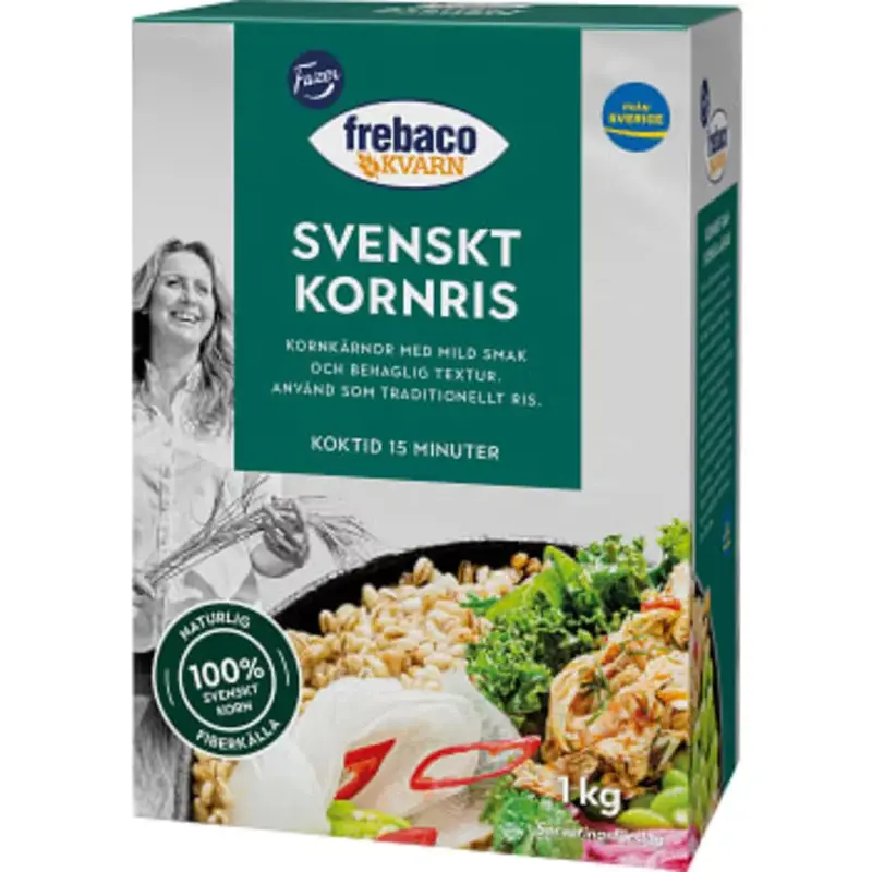 Frebaco Svenskt Kornris - Swedish Barley Rice - 1kg