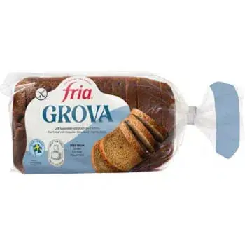 Fria Bröd Grova Glutenfri Fryst - Bread Coarse Gluten-free Frozen - 500 g