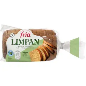 Fria Bröd Limpan Glutenfri Fryst - Bread Loaf Gluten-free Frozen - 500 g