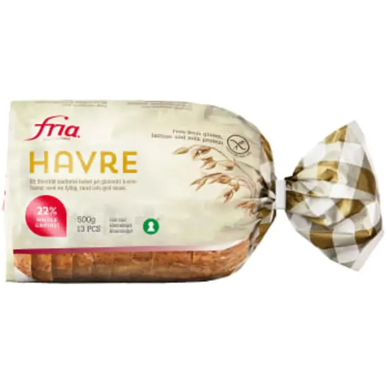 Fria Glutenfritt Havre formbröd - Gluten-free Oat bread - 500 g