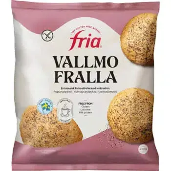Fria Vallmofralla - Frozen Poppyseed bun gluten-free 280g