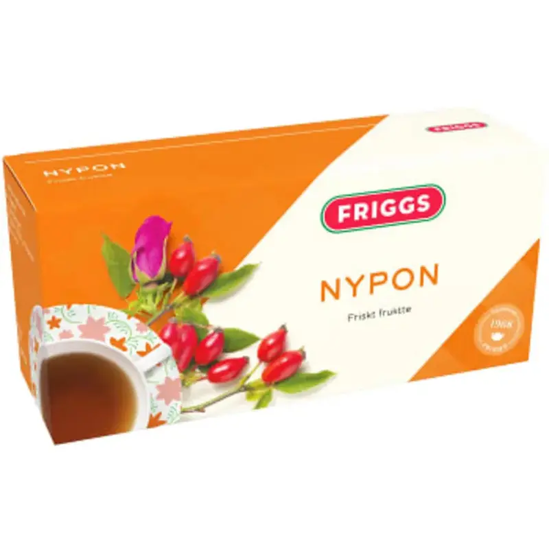 Friggs Örtte Nypon 25-p - Herbal Tea Rosehip 25 p - 97 g