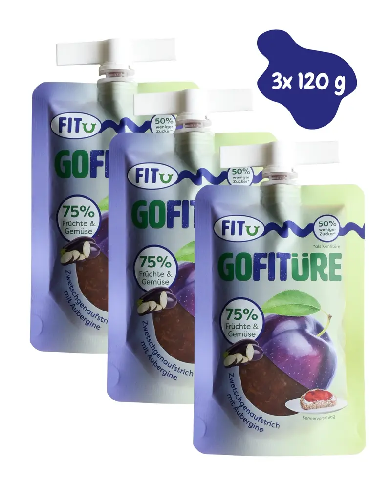 Fruchtaufstrich Zwetschge (3 Stück)