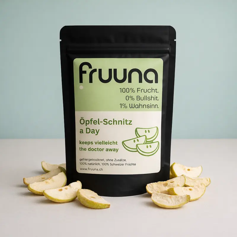 MINI - Fruuna Öpfelschnitz (Apfelschnitze) – gefriergetrocknet, 20g