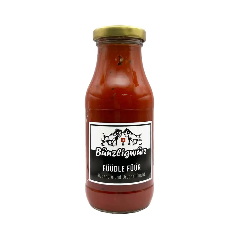 Füdlä Füür Habanero-Drachenfrucht-Sauce