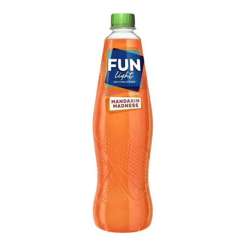 Fun Light Lightdryck Mandarin Madness Sockerfri - Sugar free Syrup Mandarin 1l