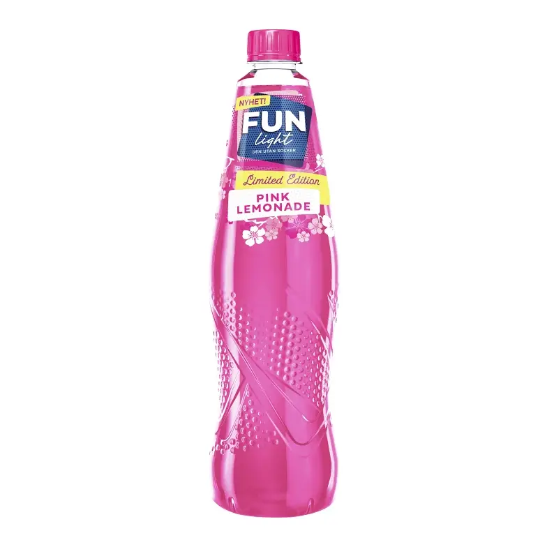Fun Light Lightdryck Pink lemonade Sockerfri - Sugar Free Syrup Pink Lemonade 1l