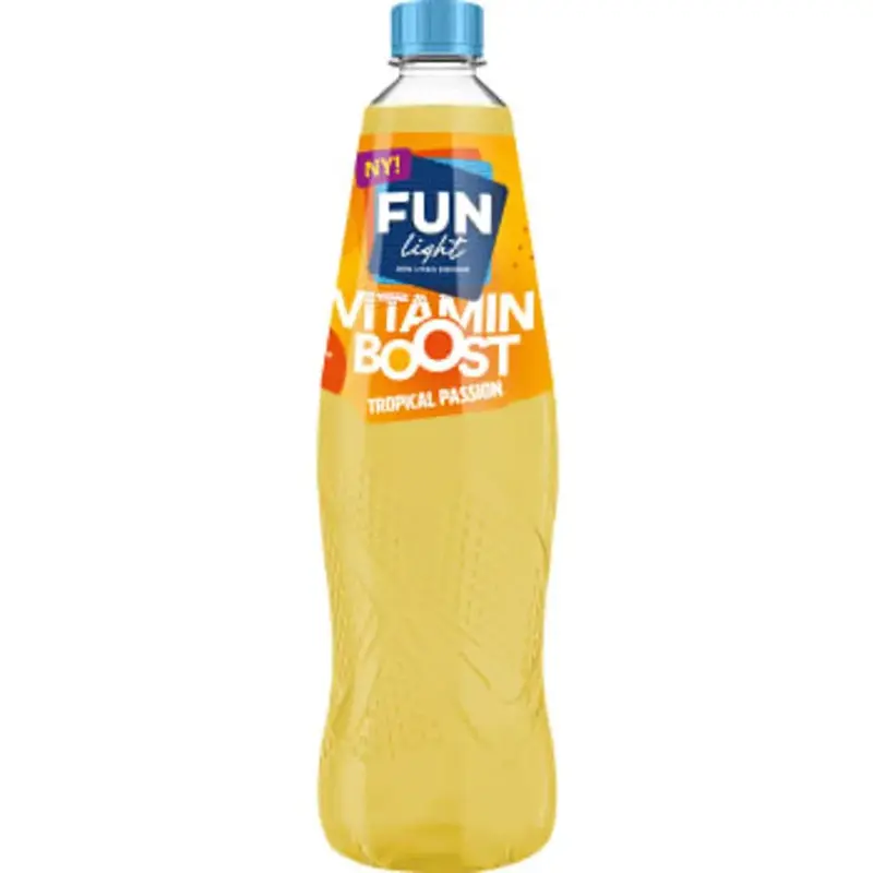 Fun Light Lightdryck Tropical Passion Sockerfri - Sugar Free Tropical passion - 80cl
