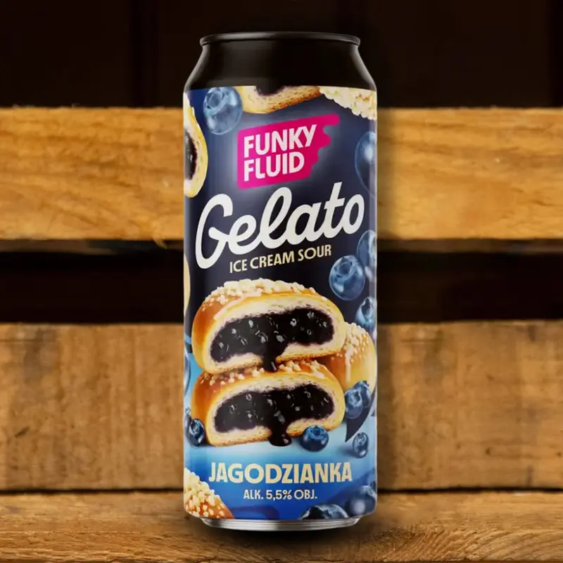 FUNKY FLUID - GELATO JAGODZIANKA - Can - 50cl