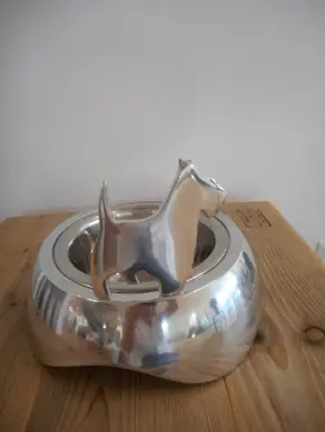 Futternapf Hund vernickelt