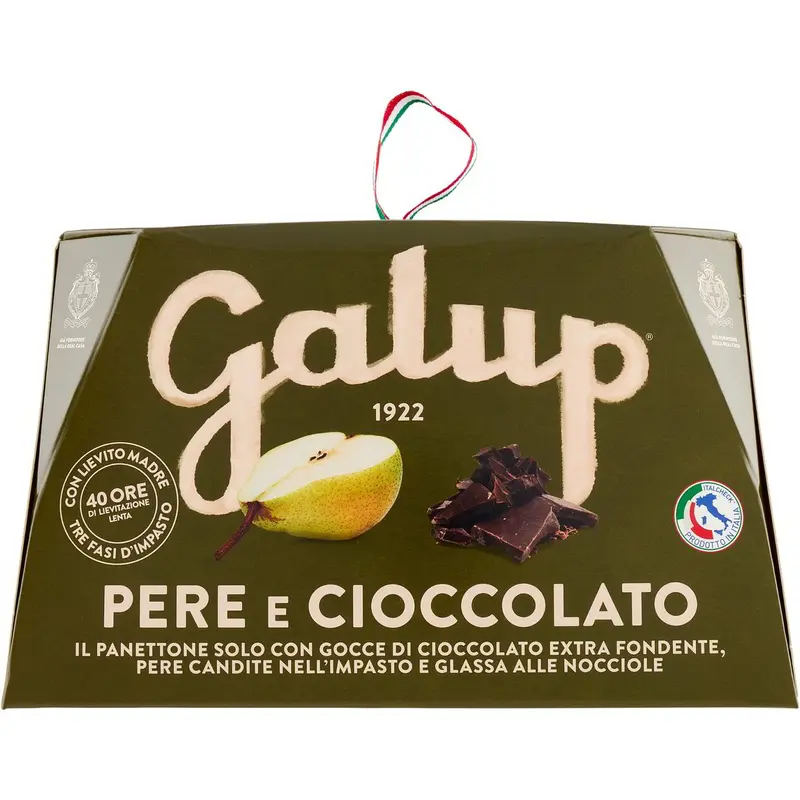 GALUP Panettone Pere & Cioccolato 750g