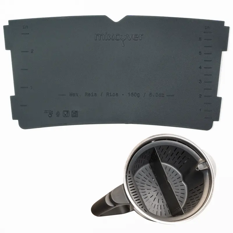 Garkorbteiler für Thermomix TM7 TM6 TM5 TM31, Mixtopf-Schaber