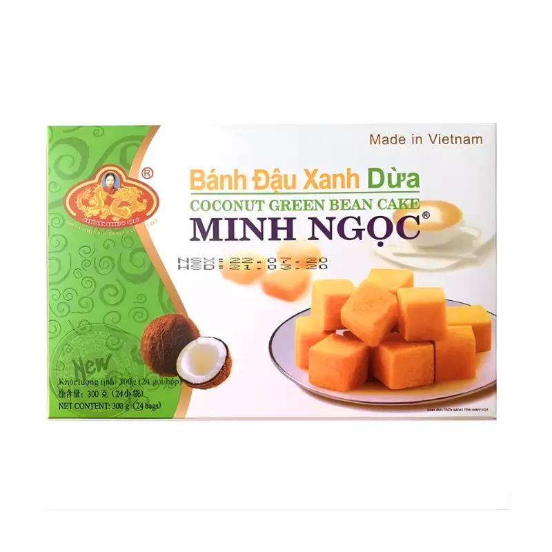 Gâteau coco aux haricots mungo - MINH NGOC - 300g