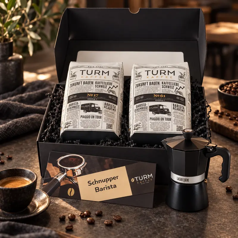 Gazzetta Geschenkbox mit Barista Gutschein