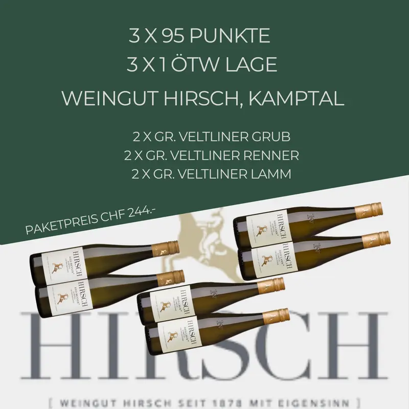 Genusspaket "Hirschs Veltliner Elite"