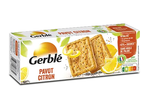 Gerble Pavot Citron 200g