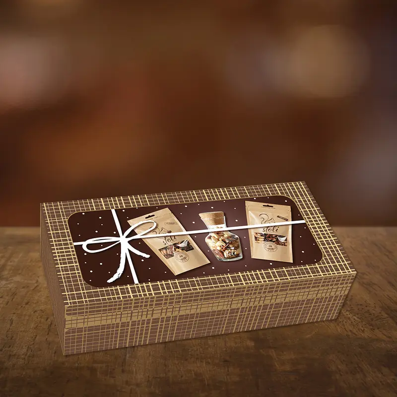 Geschenk-Box 467 g mit Nuss-Spender