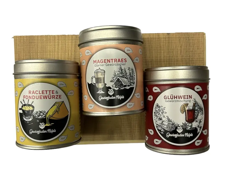 Geschenk Holz 3er Set