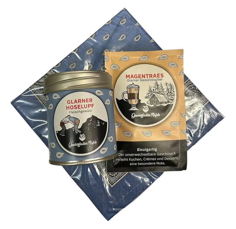 Geschenk Serviette + Hoselupf + Magenträs