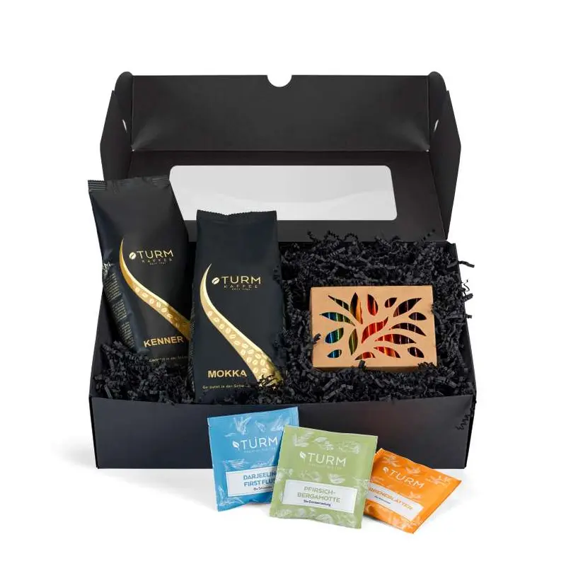 Geschenkbox Kaffee trifft Tee