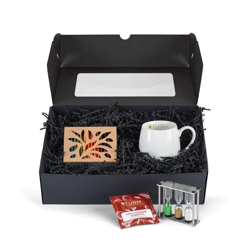 Geschenkbox Tee Starterset Deluxe mit Timer