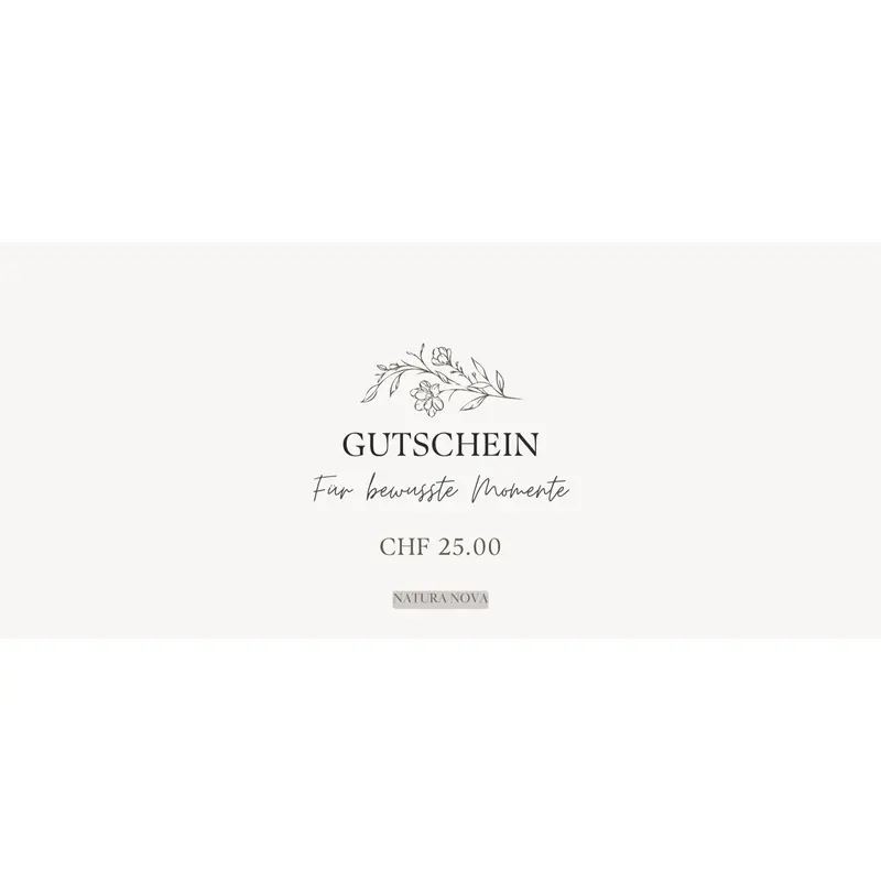 Geschenkgutschein – Natura Nova