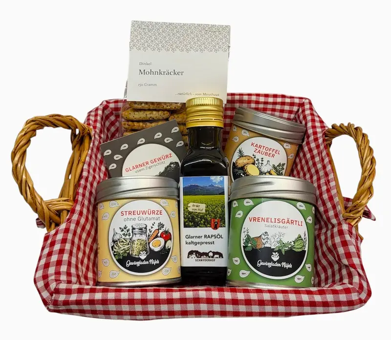 Geschenkkorb Glarner klassisch