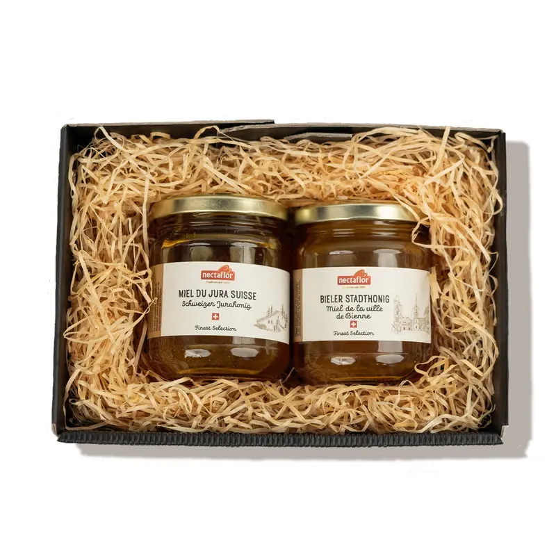 Geschenkset Bieler Stadthonig & Jurahonig