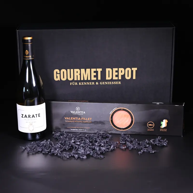 Geschenkset - Zárate Albariño | Valentia Lachsrückenfilet 500 g