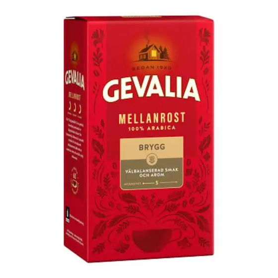Gevalia Bryggkaffe Mellanrost - Brew Coffee 450 g
