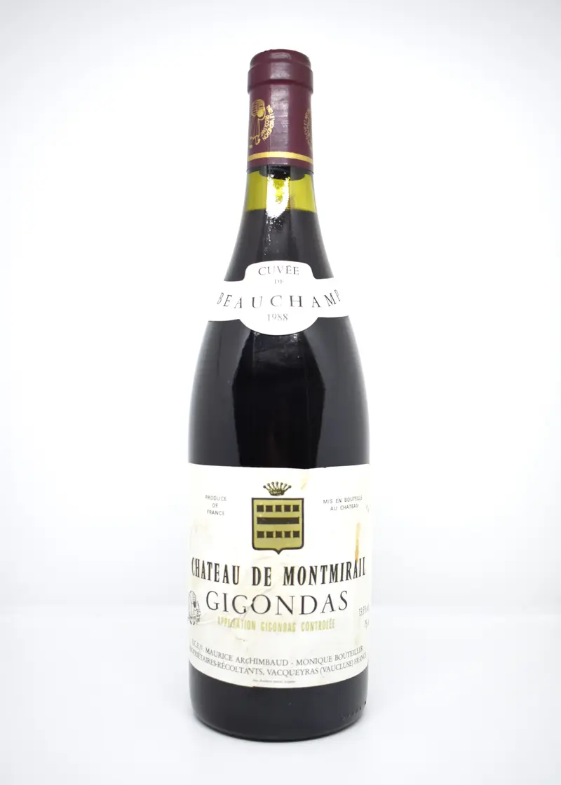 Gigondas Cuvée de Beauchamp 1988 - Château de Montmirail