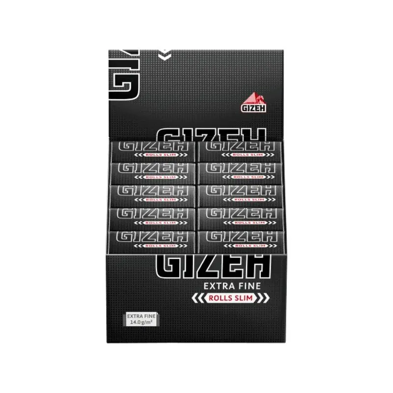 Gizeh Black | Rolls Slim | 20 x 5m Rolle