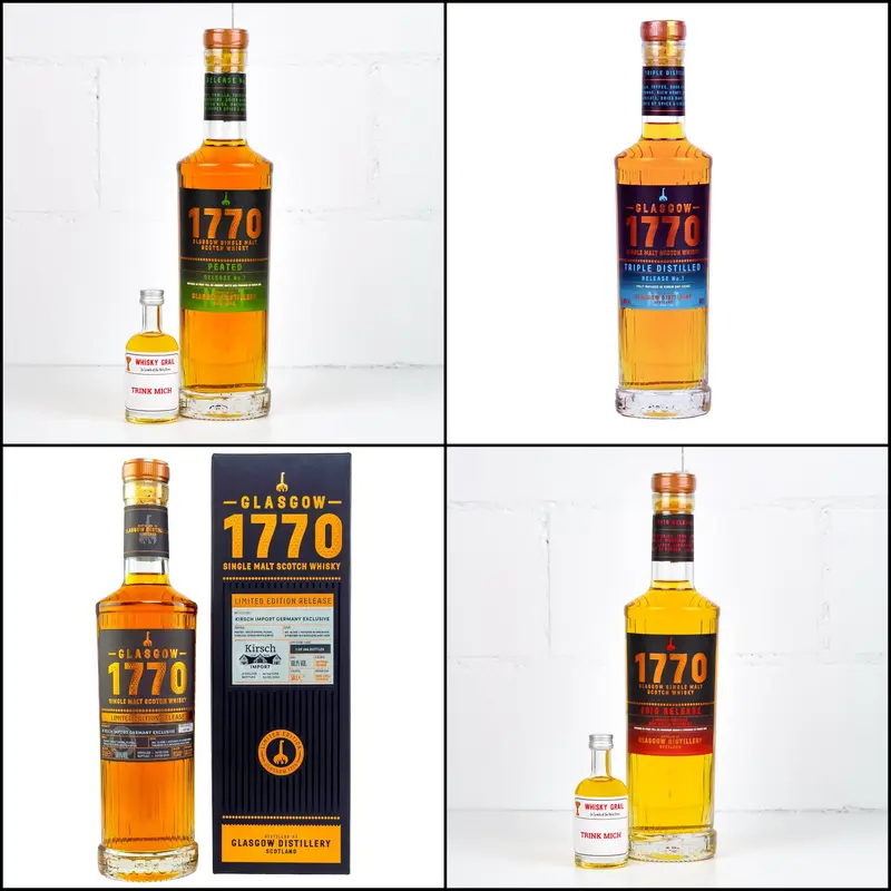 Glasgow Distillery 1770 Whisky Entdecker Set