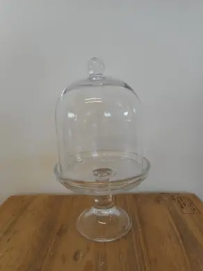 Glashaube auf Fuss Kugelgriff