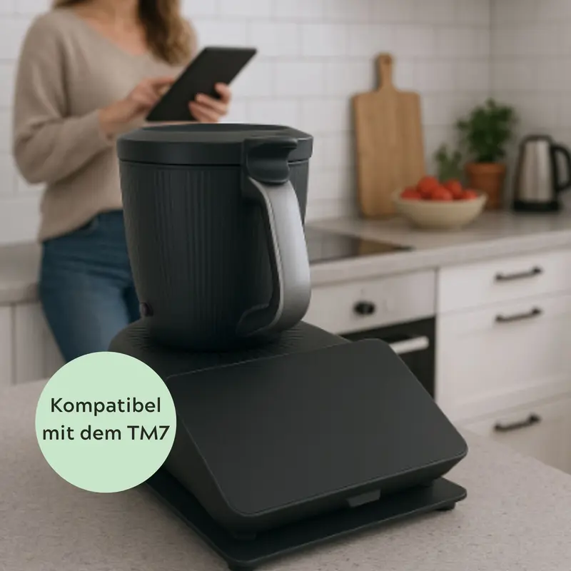 Gleitbrett aus Metall für deinen TM7, schwarz