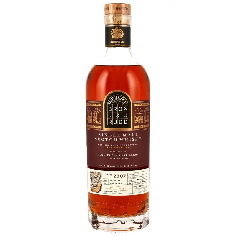 Glen Elgin 2007/2025 - 18 y.o. - Moscatel Cask Finish #3800321 (Berry Bros & Rudd)