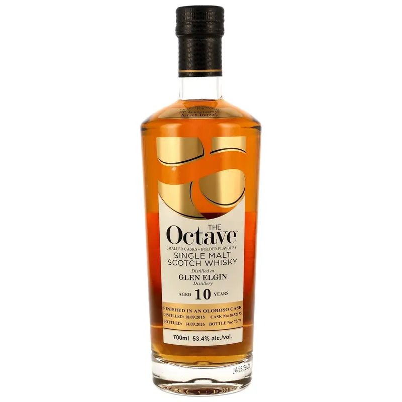Glen Elgin 2015/2026 - 10 y.o. - Oloroso Cask #8452155 - The Octave - 50th Anniversary Kirsch Import